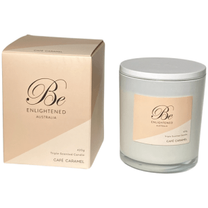 CAFE CARAMEL TRIPLE SCENTED CANDLE